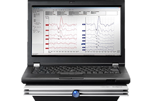 전정기관 이상 유무를 확인하는 전정유발근전위검사(VEMP) 장비 이미지