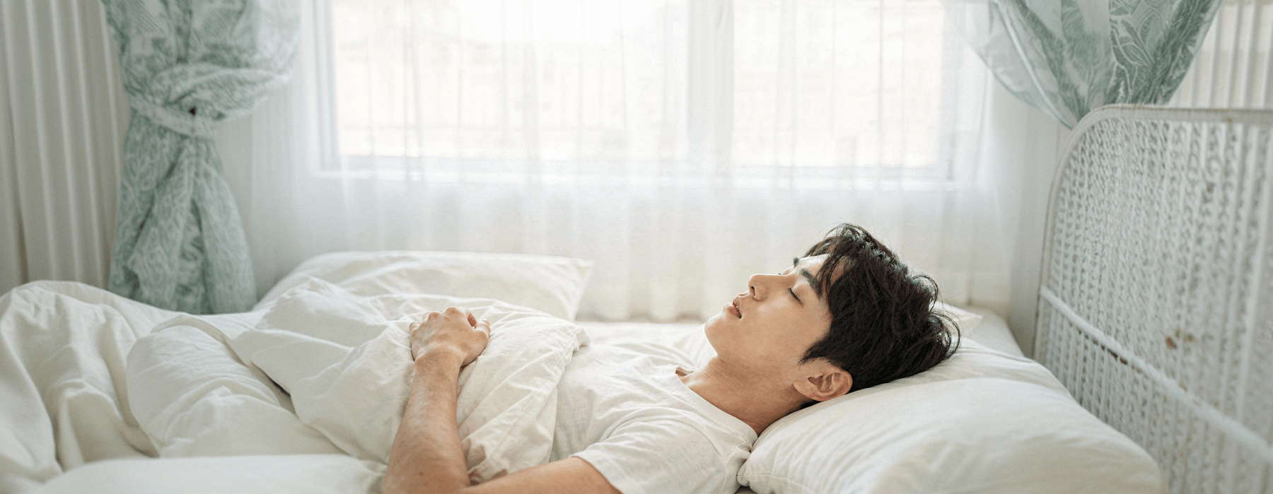 편안하게 숙면을 취하는 모습