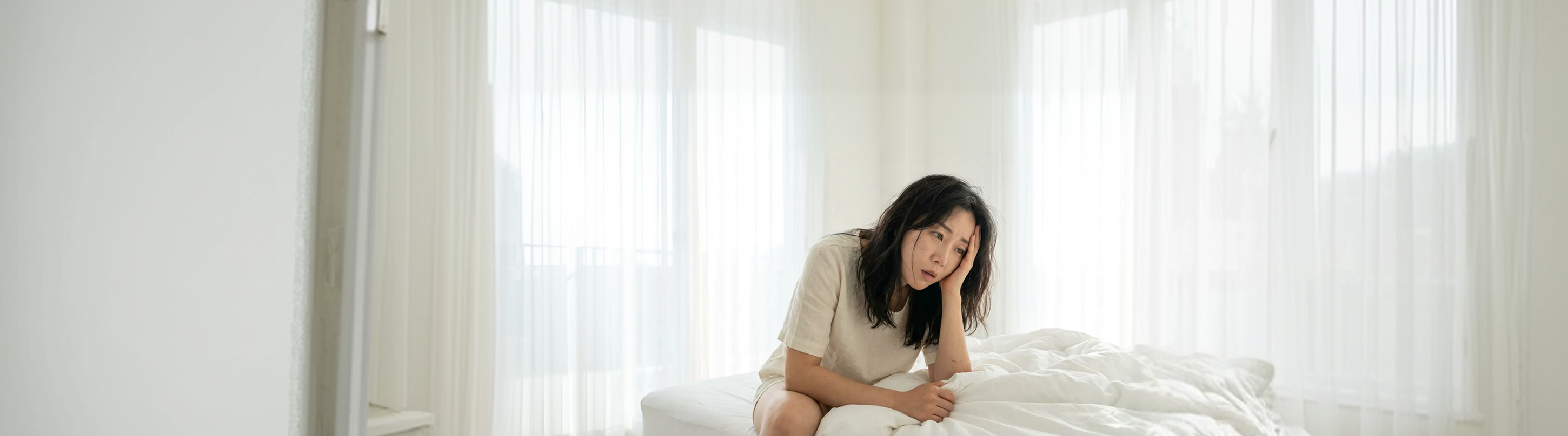 이석증으로 어지럼증을 느끼는 환자