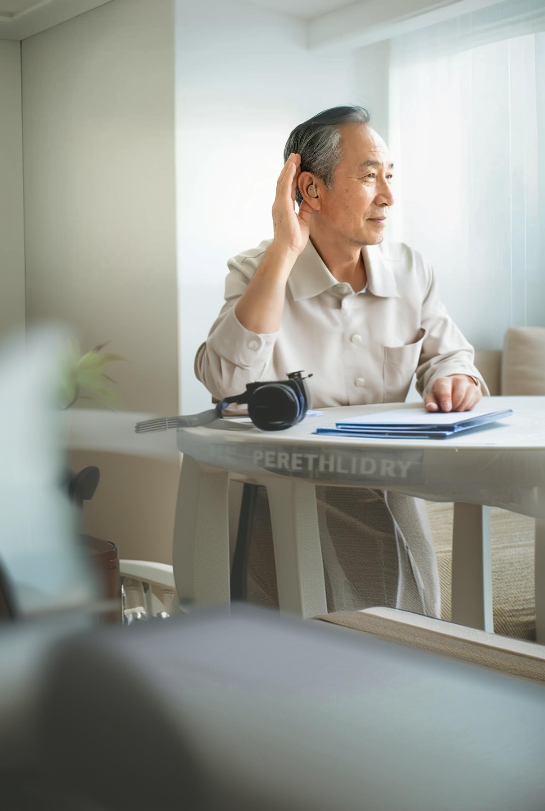 보청기 전문 클리닉 메인 비주얼 이미지