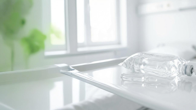 약물 또는 수액 치료로 이명 증상 완화를 돕는 치료 이미지