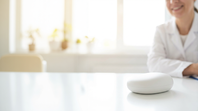 이명 재활 치료(소리 적응 훈련) 프로그램을 진행하는 이미지