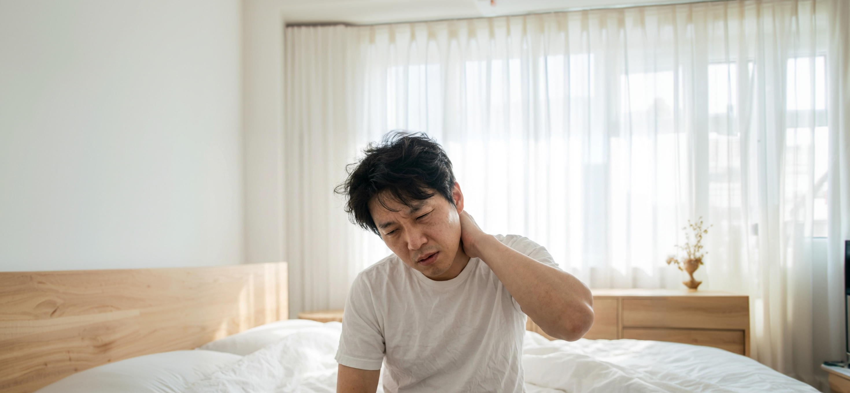 불면증 상담을 받고 있는 환자